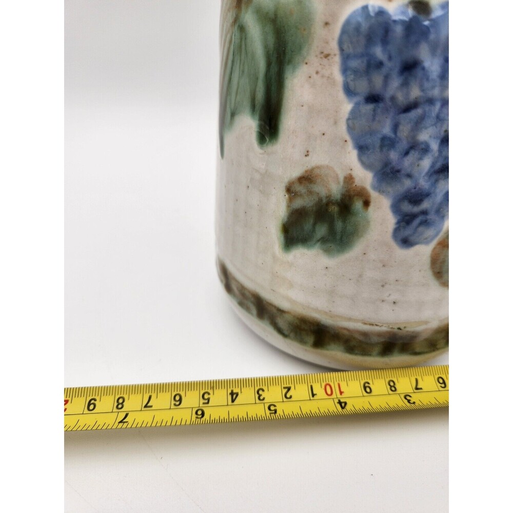 John B. Taylor Large Pitcher Grapes Art Pottery Ceramic Grapevine - Picture 8 of 10